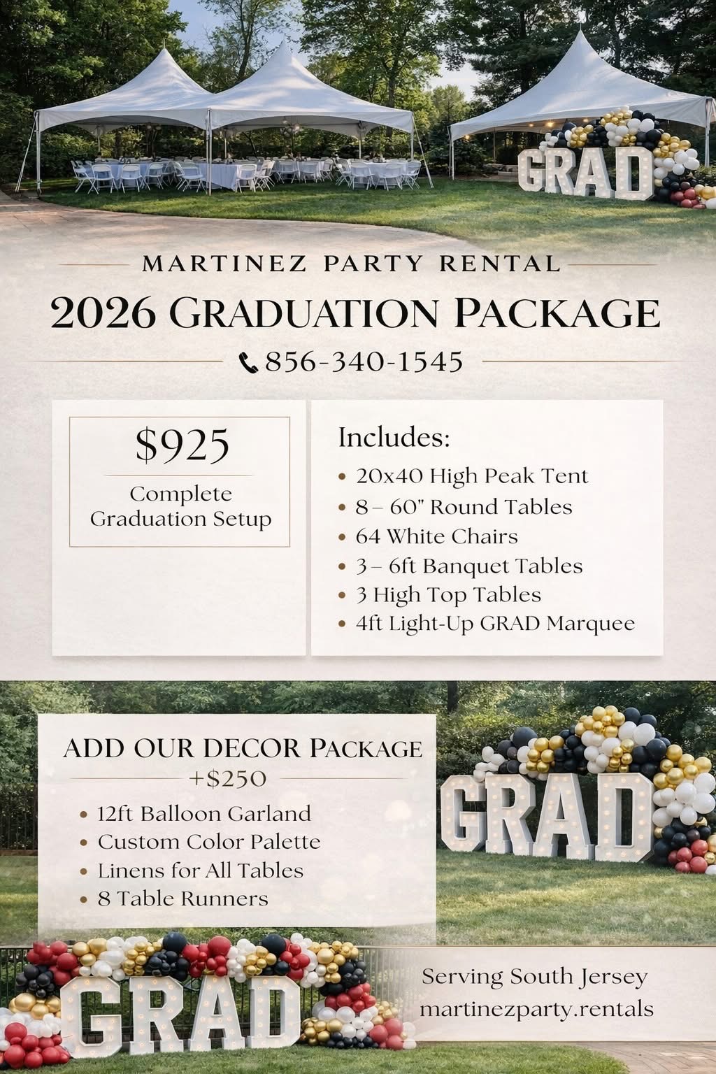 martinez party rentals in south jersey party rentals
